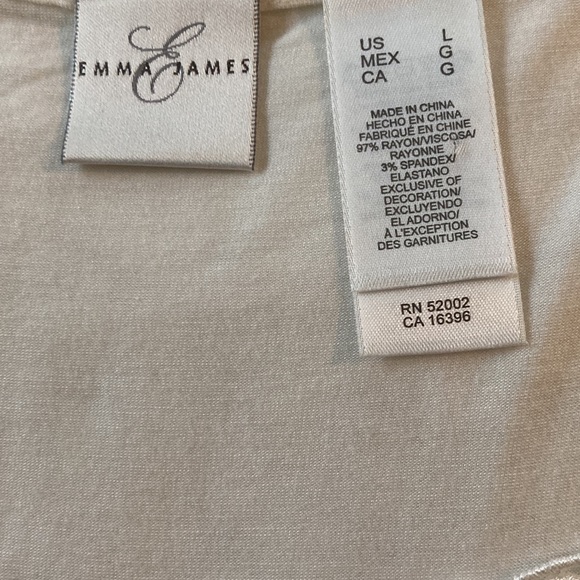 Sleeveless off white woman top - Picture 3 of 3